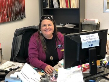 Staff member Lori Aford from ID_a3b264