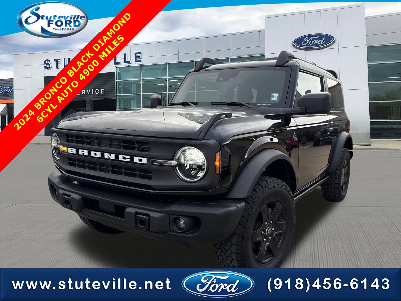 2024 Ford Bronco 2-Door Black Diamond's photo