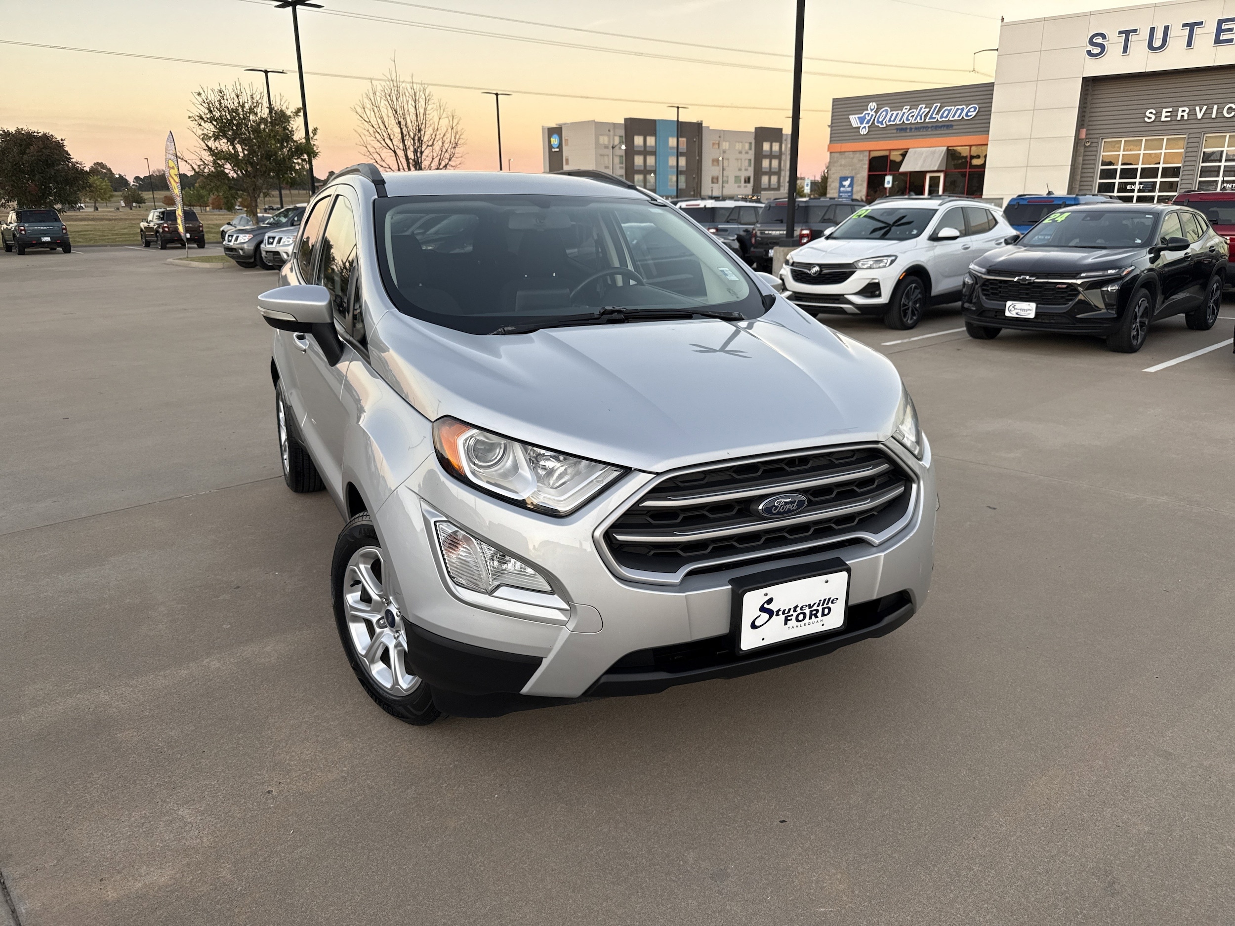 Used 2020 Ford Ecosport SE with VIN MAJ3S2GE6LC342016 for sale in Tahlequah, OK