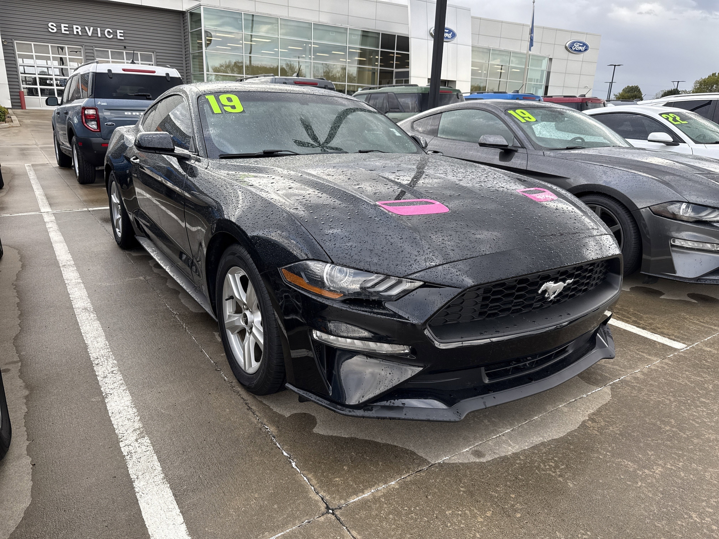 Used 2019 Ford Mustang EcoBoost with VIN 1FA6P8TH4K5134477 for sale in Tahlequah, OK