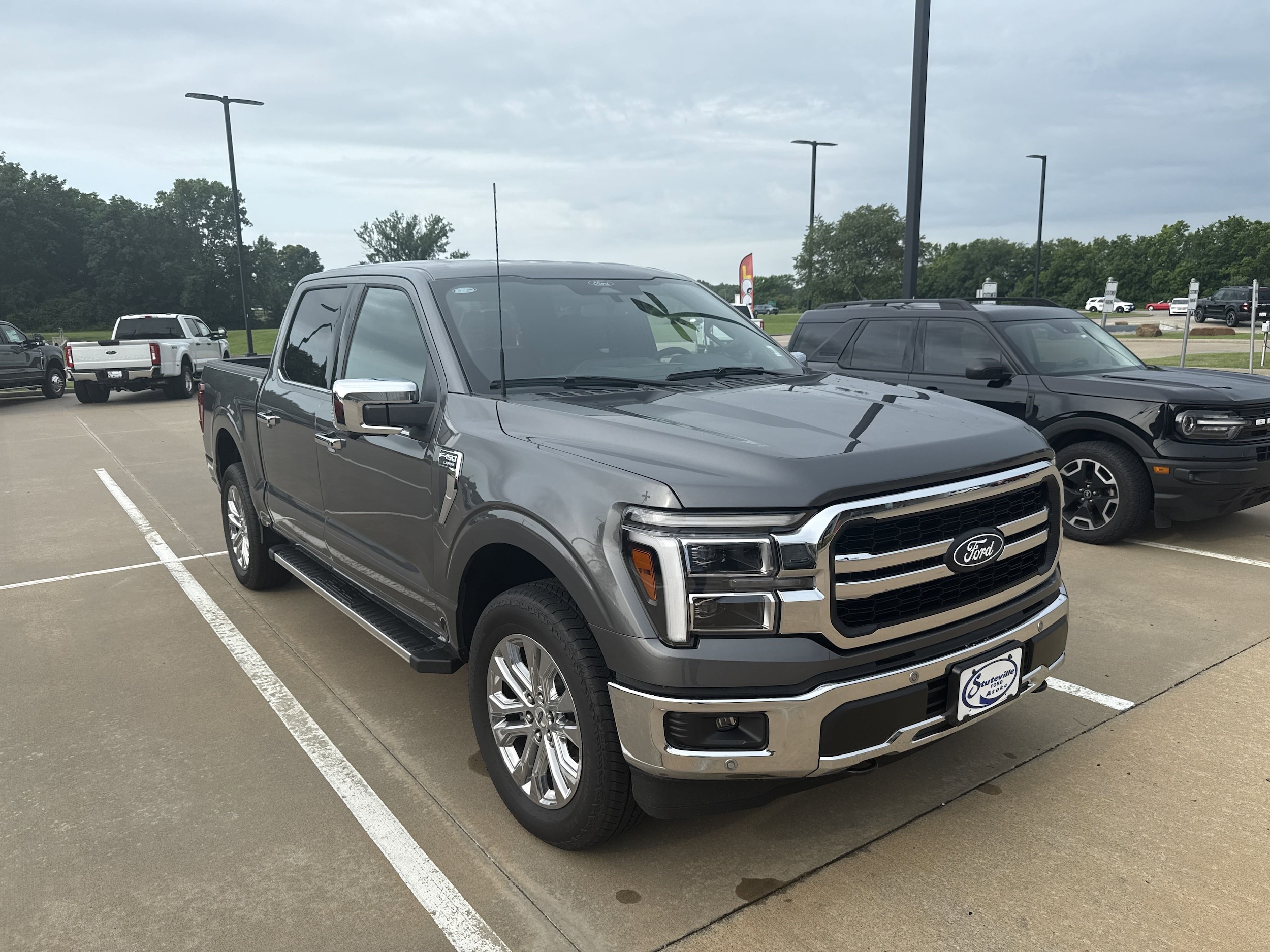 Used 2025 Ford F-150 Lariat with VIN 1FTFW5L56SKD61009 for sale in Tahlequah, OK