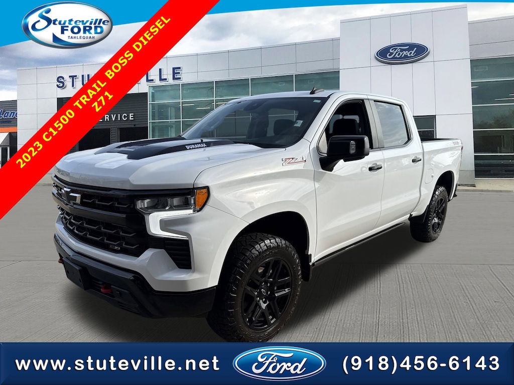 Used 2023 Chevrolet Silverado 1500 LT Trail Boss Truck Crew Cab