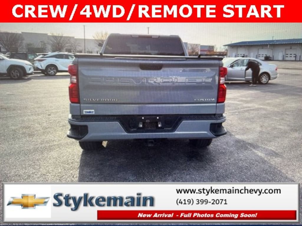 Used 2024 Chevrolet Silverado 1500 Custom Truck Crew Cab