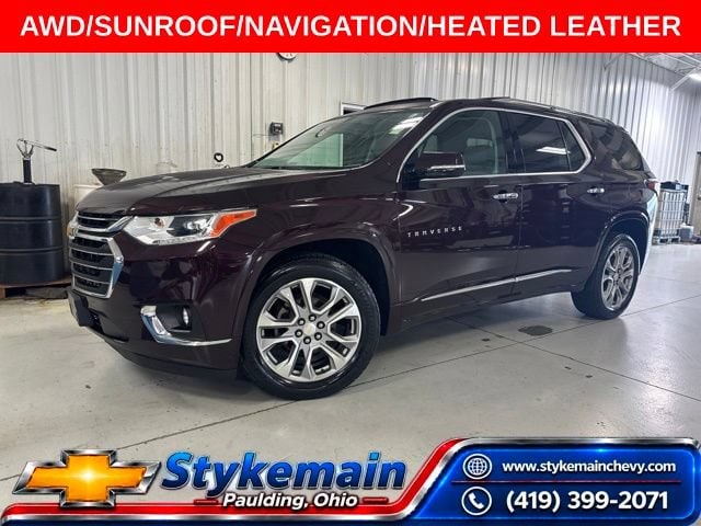 Used 2018 Chevrolet Traverse Premier with VIN 1GNEVJKW6JJ100993 for sale in Paulding, OH