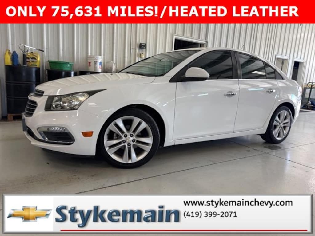 Used 2016 Chevrolet Cruze Limited LTZ Sedan