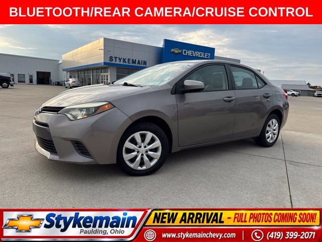 Used 2016 Toyota Corolla LE with VIN 2T1BURHE6GC538848 for sale in Paulding, OH