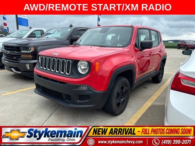 Used 2018 Jeep Renegade Sport with VIN ZACCJBAB8JPH76331 for sale in Paulding, OH