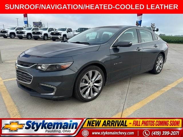 Used 2017 Chevrolet Malibu Premier with VIN 1G1ZH5SX0HF147542 for sale in Paulding, OH