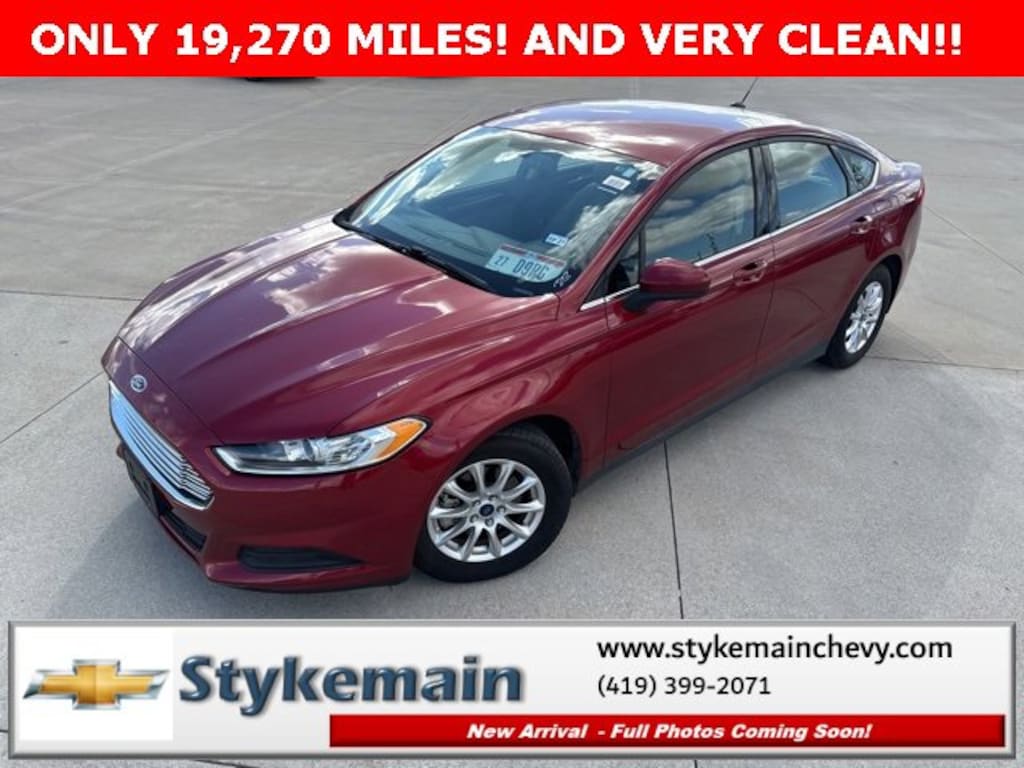 Used 2015 Ford Fusion S Sedan