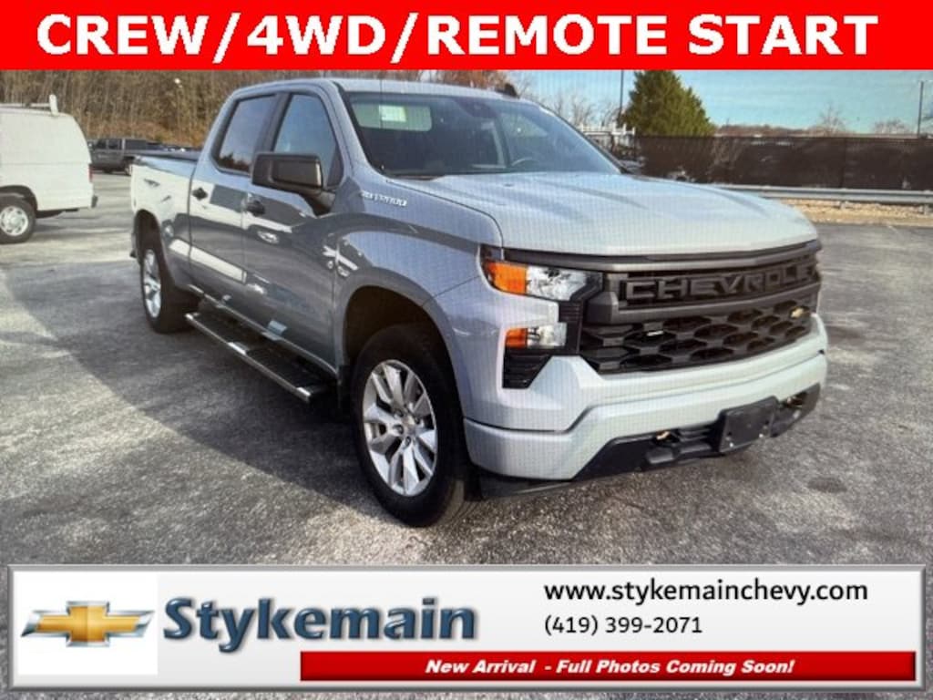 Used 2024 Chevrolet Silverado 1500 Custom Truck Crew Cab
