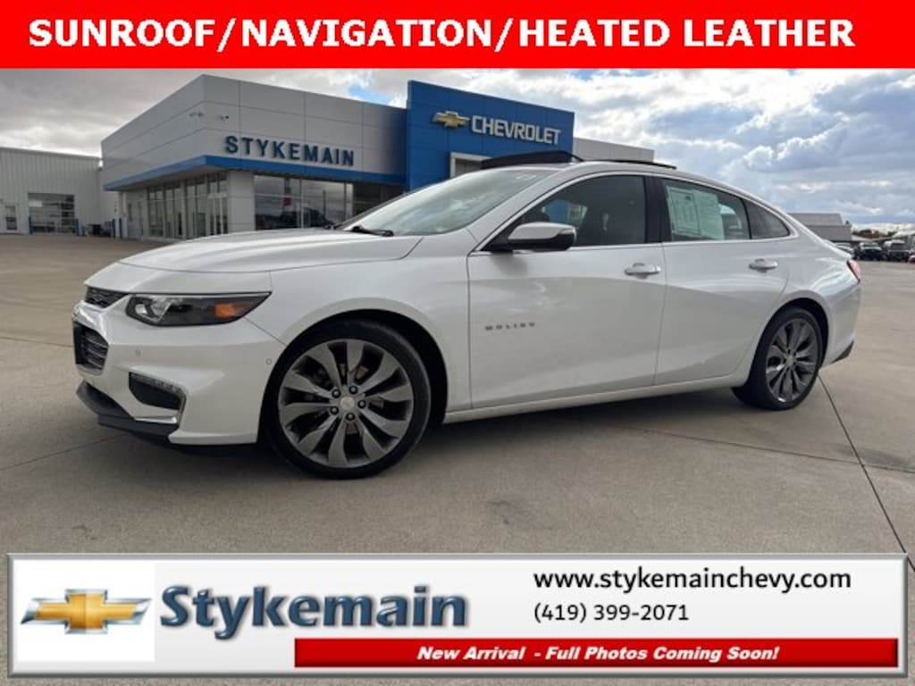 Used 2016 Chevrolet Malibu Premier Sedan