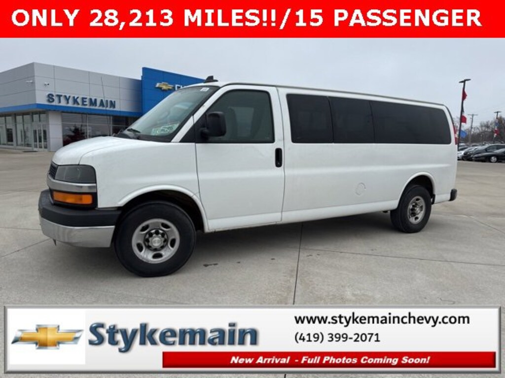 Used 2016 Chevrolet Express Passenger 3500 LT Van Extended Passenger Van