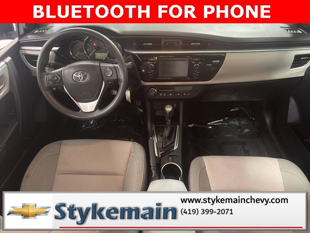 Used 2015 Toyota Corolla LE with VIN 2T1BURHEXFC361607 for sale in Paulding, OH