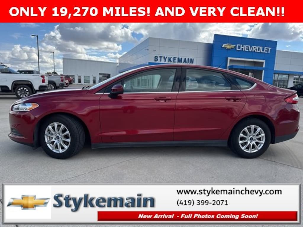 Used 2015 Ford Fusion S Sedan