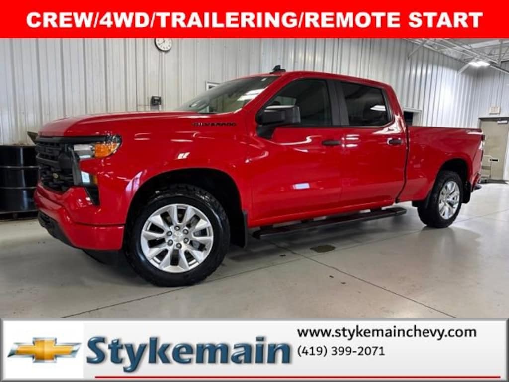 Used 2024 Chevrolet Silverado 1500 Custom Truck Crew Cab