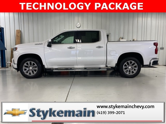 Used 2021 Chevrolet Silverado 1500 High Country with VIN 1GCUYHEL6MZ315169 for sale in Paulding, OH