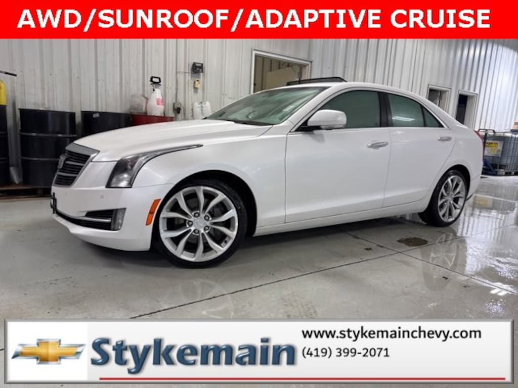 Used 2017 CADILLAC ATS Premium Luxury AWD Sedan