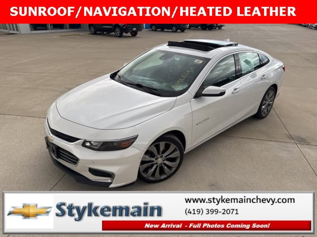 Used 2016 Chevrolet Malibu Premier Sedan