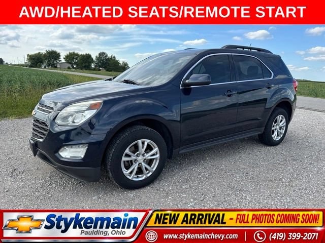 Used 2016 Chevrolet Equinox LT with VIN 2GNFLFEK1G6177874 for sale in Paulding, OH