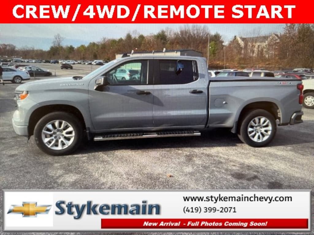 Used 2024 Chevrolet Silverado 1500 Custom Truck Crew Cab