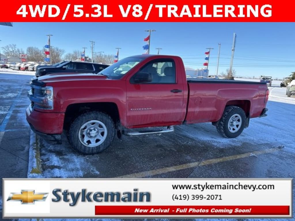 Used 2016 Chevrolet Silverado 1500 Work Truck Truck Regular Cab
