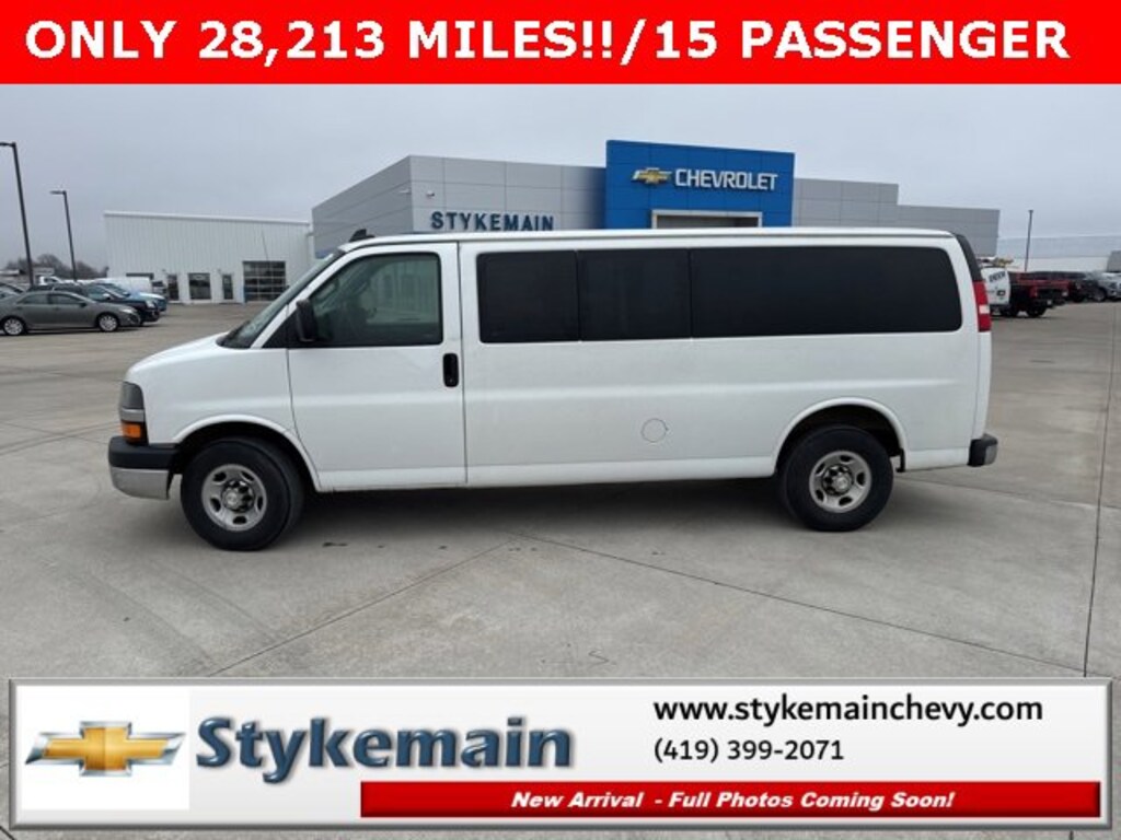 Used 2016 Chevrolet Express Passenger 3500 LT Van Extended Passenger Van