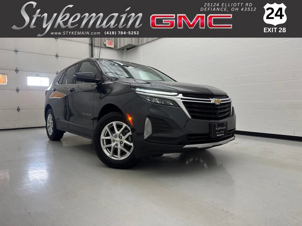 Used 2022 Chevrolet Equinox LT with VIN 2GNAXUEV5N6147271 for sale in Defiance, OH