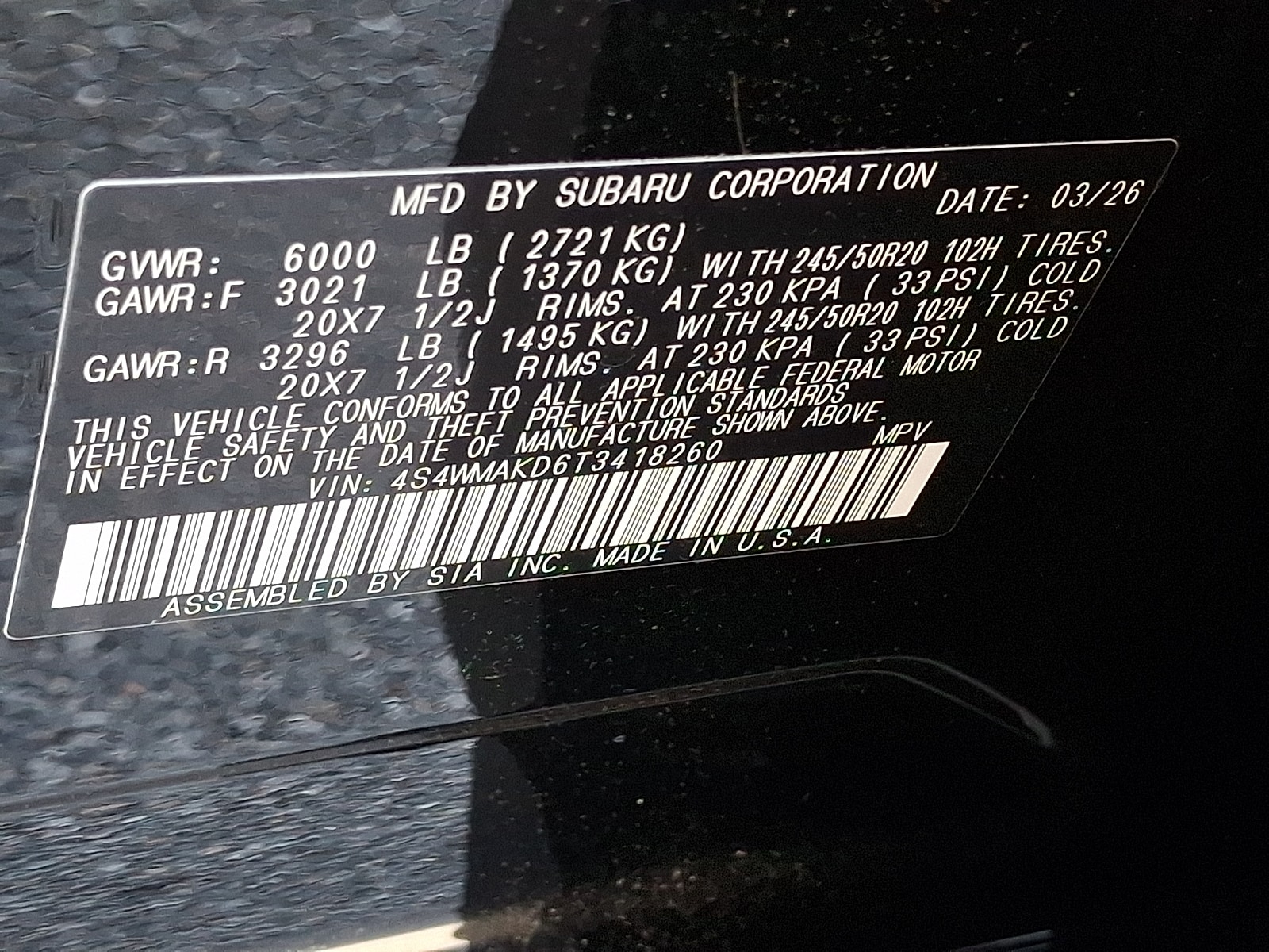 2026 Subaru Ascent Touring - Photo 14
