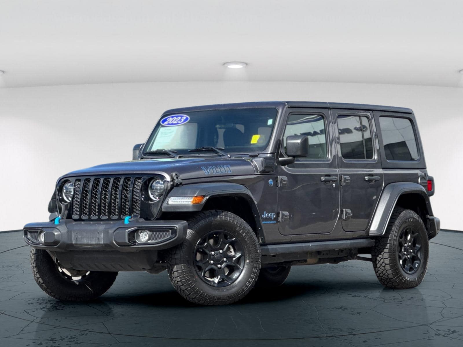 Used 2023 Jeep Wrangler 4xe Willys 4XE with VIN 1C4JJXN62PW703789 for sale in Hayward, CA