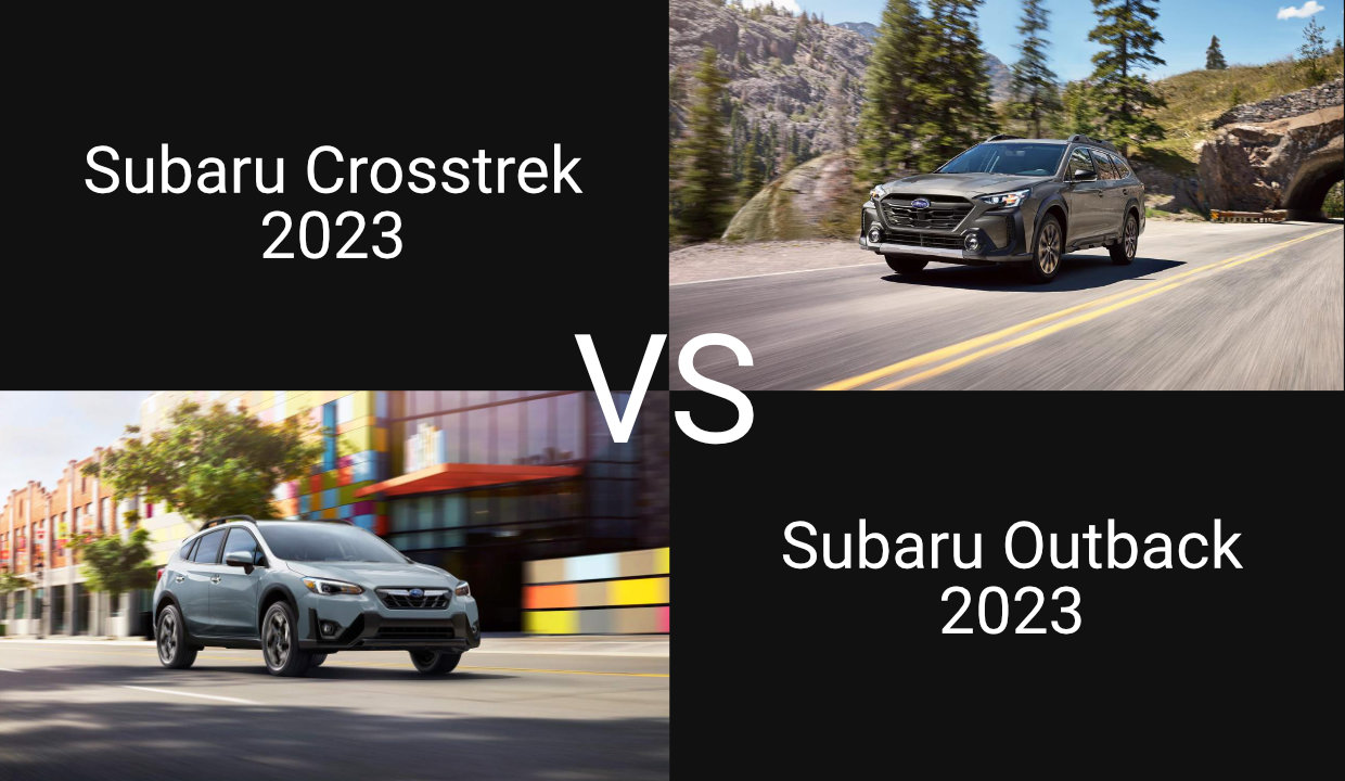 Subaru Crosstrek 2023 vs Subaru Outback 2023 Subaru Montréal