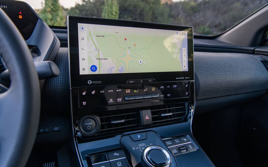 La nouvelle technologie de navigation du Subaru Solterra 2023 
