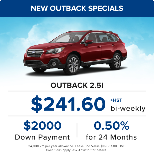 New Subaru Outback Special