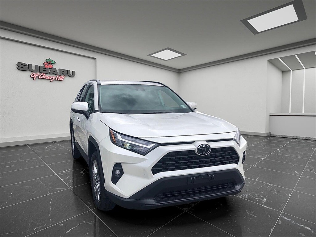 Used 2022 Toyota RAV4 XLE Premium with VIN 2T3C1RFV2NW213634 for sale in Cherry Hill, NJ