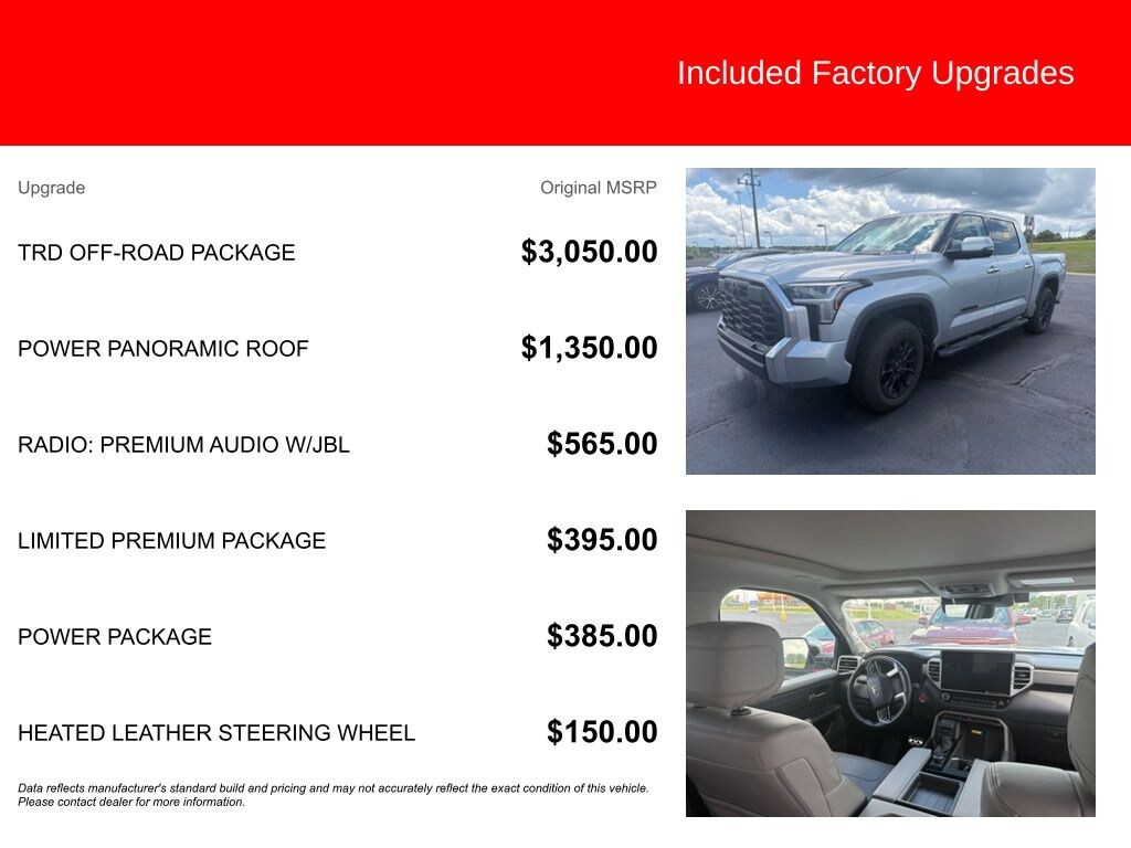 Used 2023 Toyota Tundra Hybrid Limited Truck CrewMax