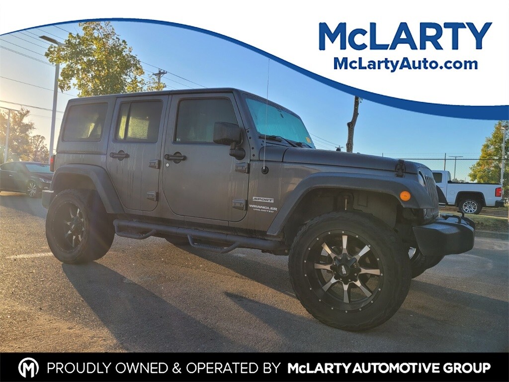 Used 2017 Jeep Wrangler JK Unlimited Sport 4x4 SUV