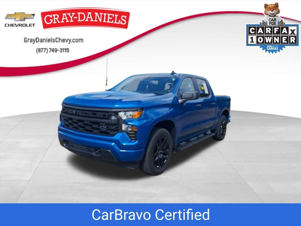 Used 2023 Chevrolet Silverado 1500 Custom Truck Crew Cab