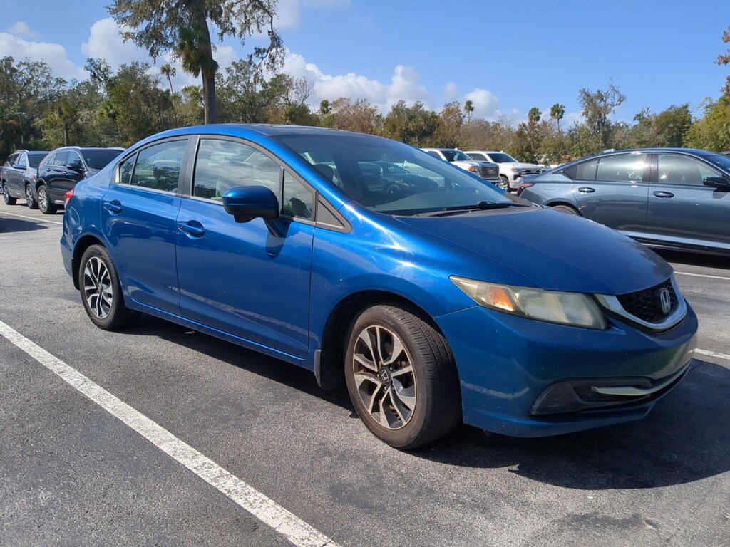 Used 2014 Honda Civic Sedan CVT EX For Sale in Daytona Beach, FL Near