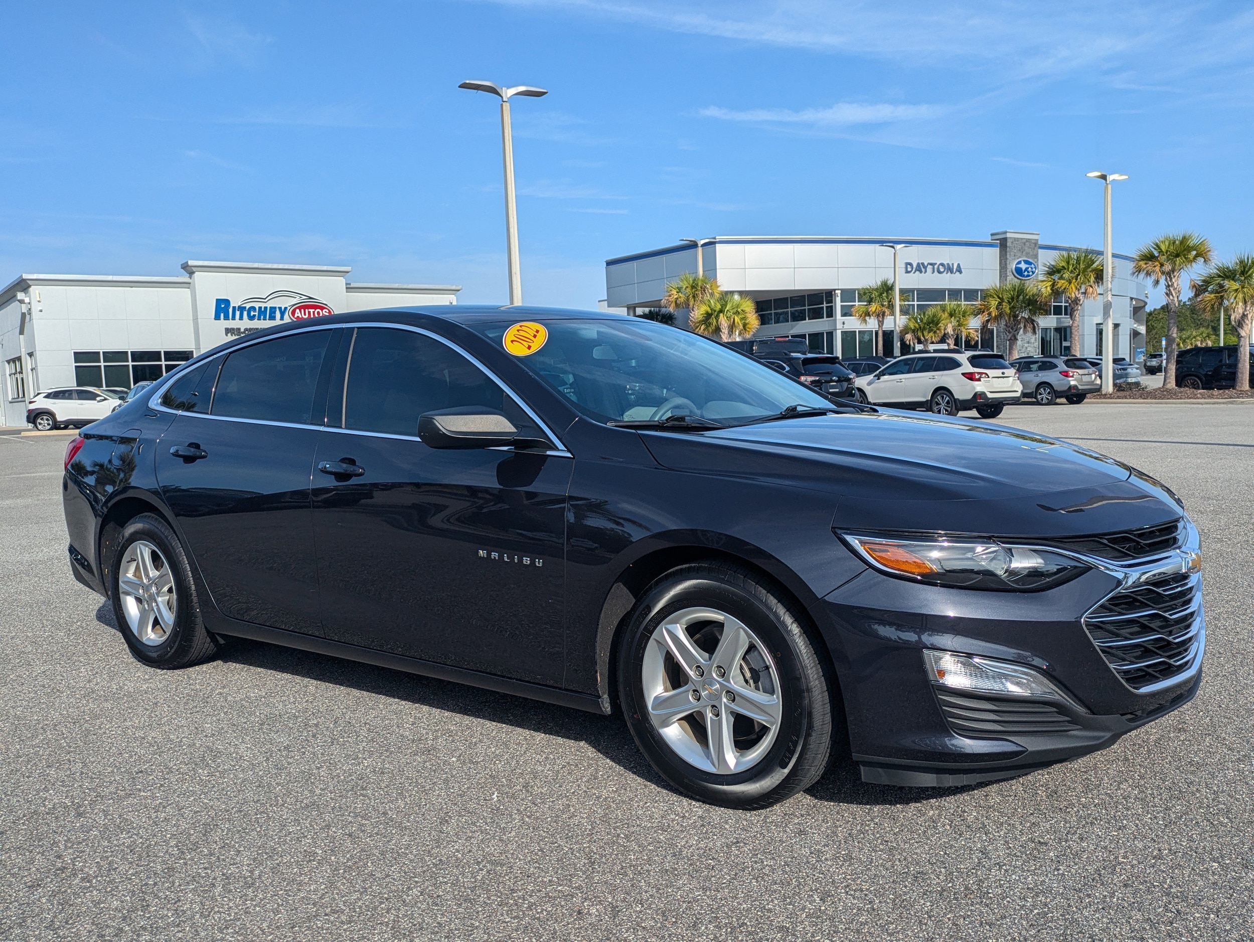 Used 2022 Chevrolet Malibu 1LS with VIN 1G1ZB5ST7NF199521 for sale in Daytona Beach, FL