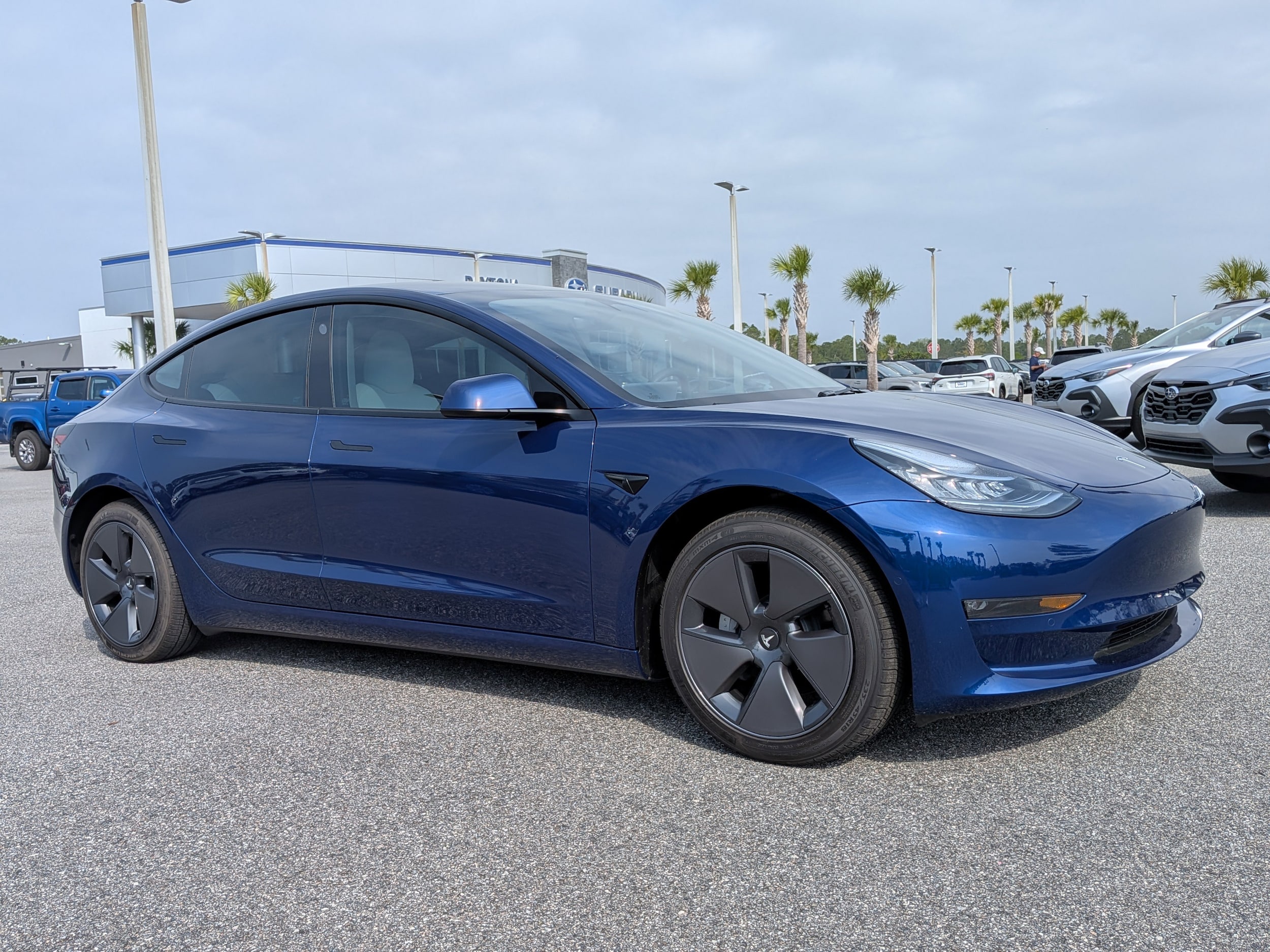 Used 2022 Tesla Model 3 Long Range with VIN 5YJ3E1EB5NF262779 for sale in Daytona Beach, FL