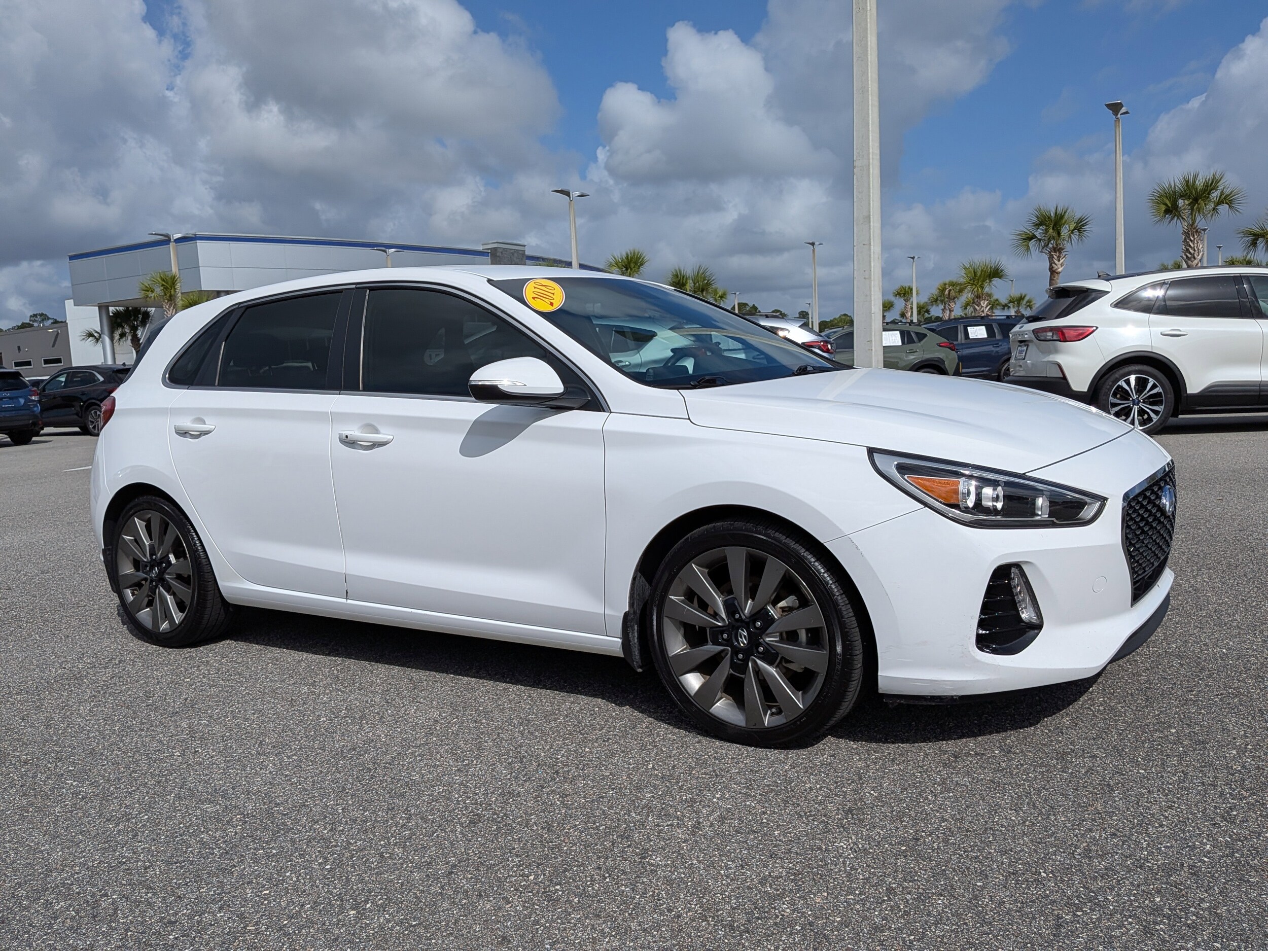 Used 2018 Hyundai Elantra GT GT Sport with VIN KMHH55LCXJU035917 for sale in Daytona Beach, FL