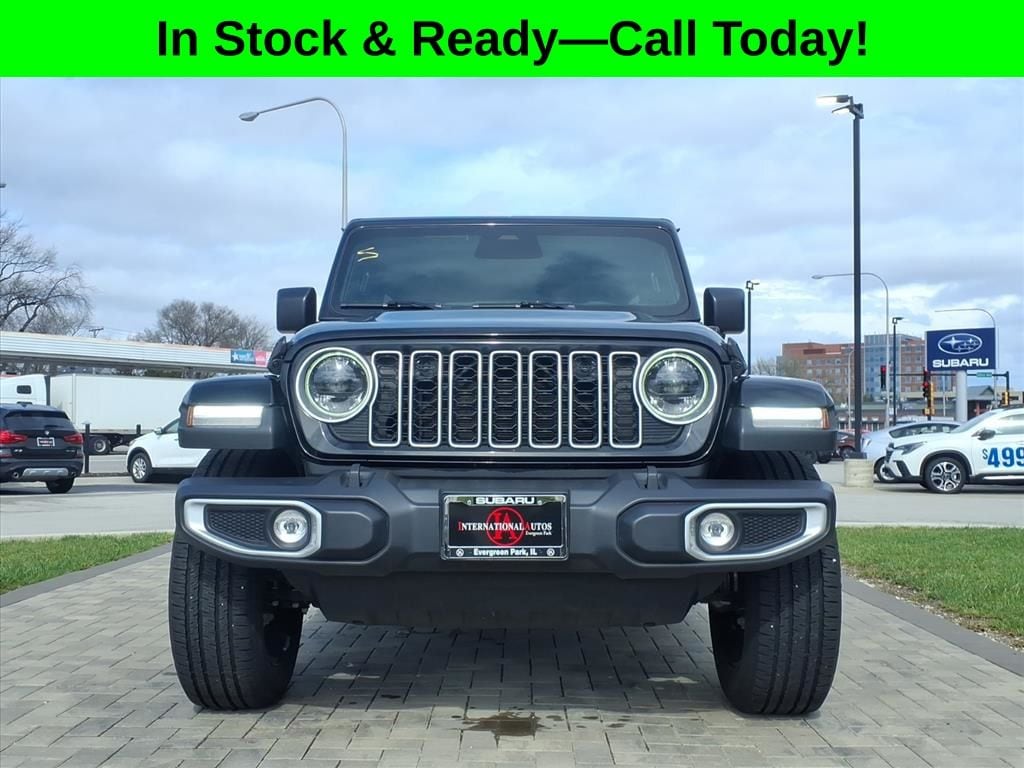 Used 2025 Jeep Wrangler 4xe Sahara 4XE with VIN 1C4RJXP60SW601819 for sale in Evergreen Park, IL