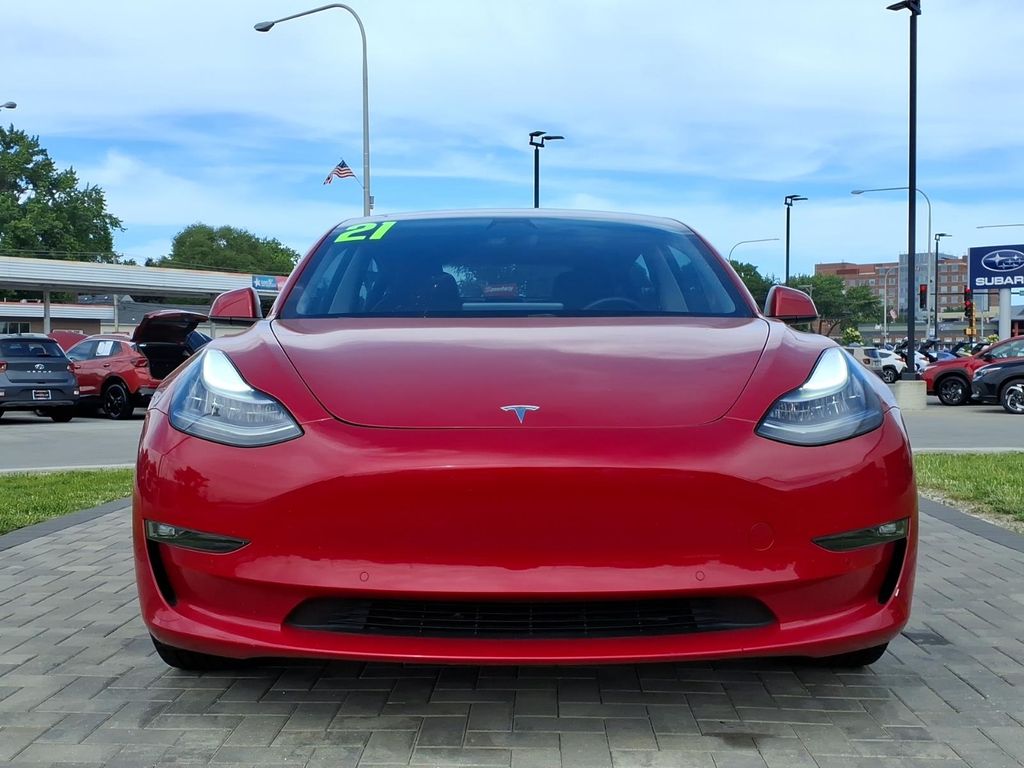 Used 2021 Tesla Model 3 Base with VIN 5YJ3E1EB4MF858352 for sale in Evergreen Park, IL