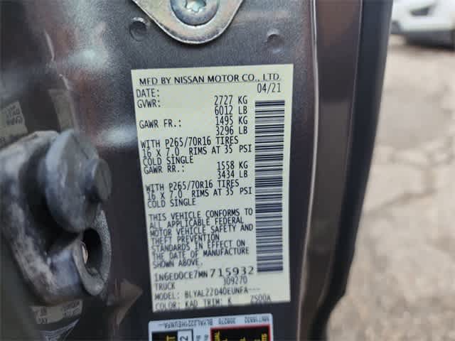 Thumbnail: 2021 Nissan Frontier - 29