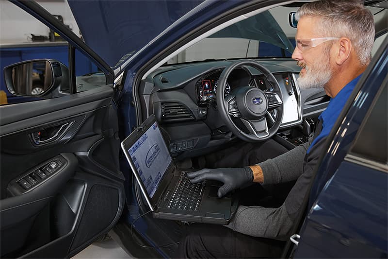 Subaru specialized dianostic scanning.