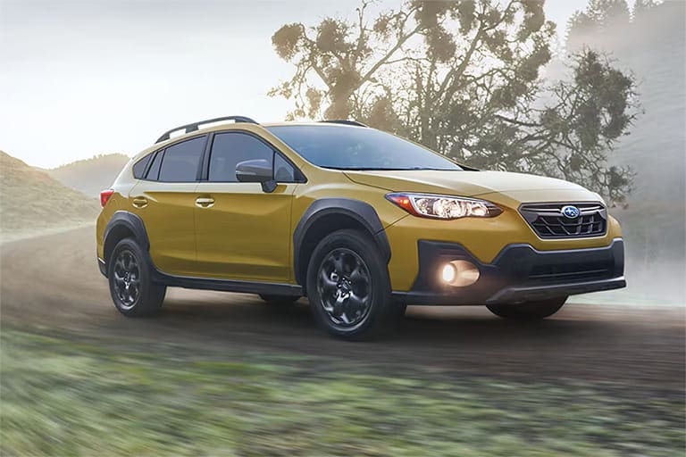 Find Certified Pre Owned Subaru for Sale in Gainesville, like a 2023 Crosstrek compact SUV.