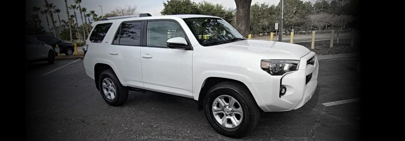 Used Toyota Runner photographed on our used car lot in Gainesville, FL