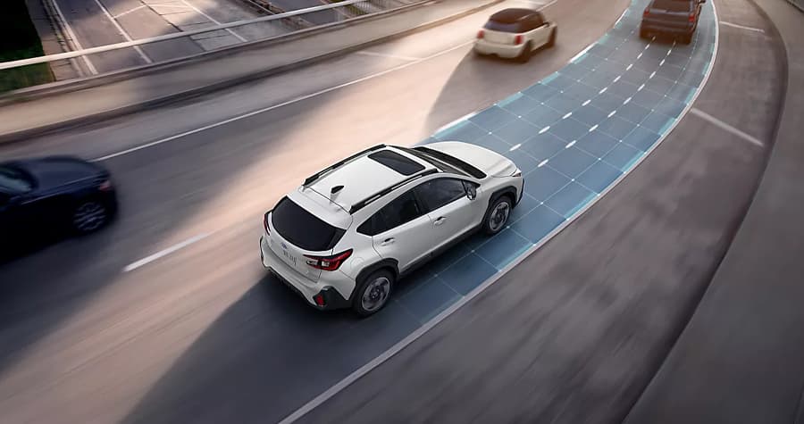 EyeSight Adaptive Cruise Control All Crosstreks come with Subaru's Eyesight Driver Assist Technology which includes adaptive cruise control.