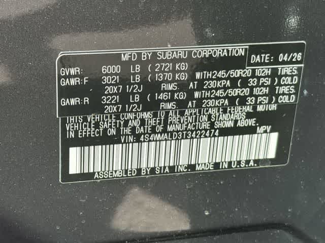 2026 Subaru Ascent Onyx Edition-Touring - Photo 33