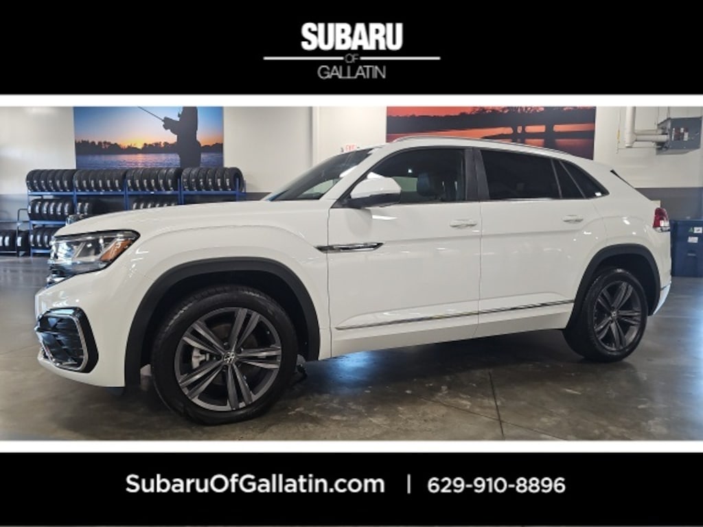 Used 2021 Volkswagen Atlas Cross Sport 3.6L V6 SE w/Technology R-Line SUV