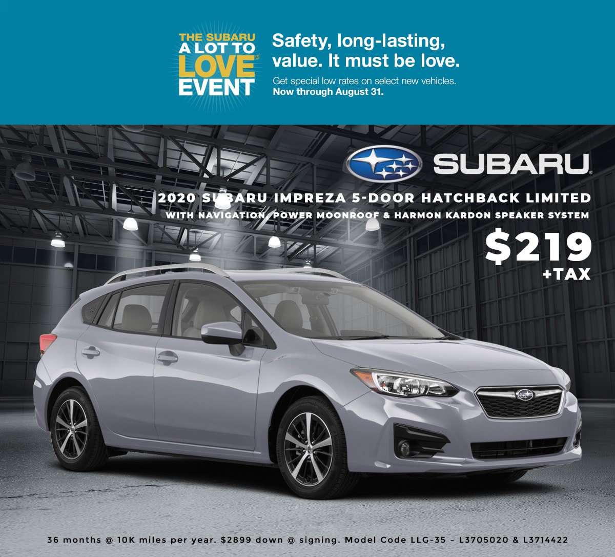 2020 Subaru Lease Specials New Subaru Cars & SUVs Los Angeles and